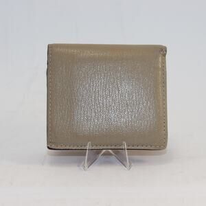 L’Arcobaleno Pink & Taupe Leather Bifold Wallet Made in Japan Women’s